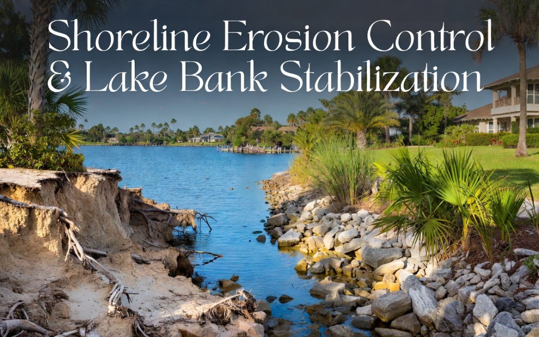 Shoreline Erosion Control and Lake Bank Stabilization in Bradenton, Sarasota & Myakka City, FL